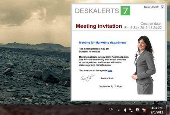 Use DeskAlerts in Times of a Company Restructure